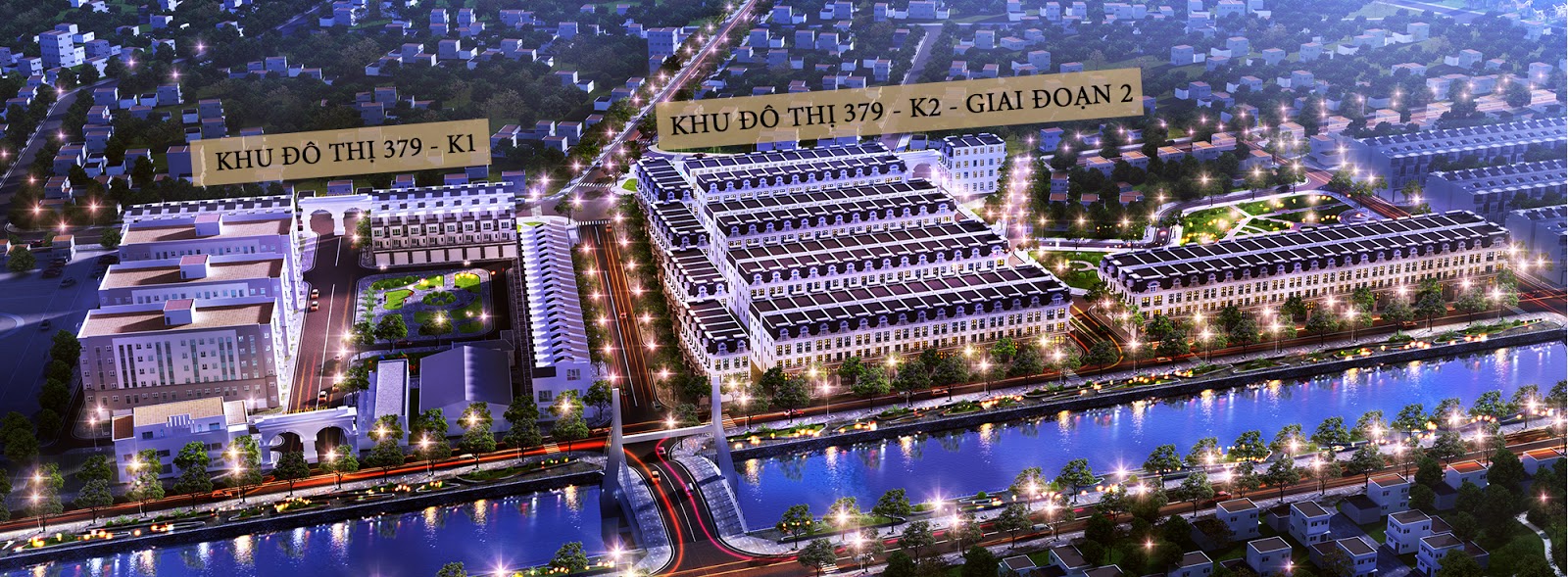 (Phối cảnh Park city Thái Bình khu đô thị 379 – giai đoạn 2 )